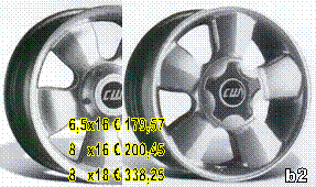 b2,6,5x16  179,57
8   x16  200,45
 8   x18  338,25 