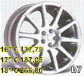 b7,16"  137,75
17"  187,05
18"  266,80